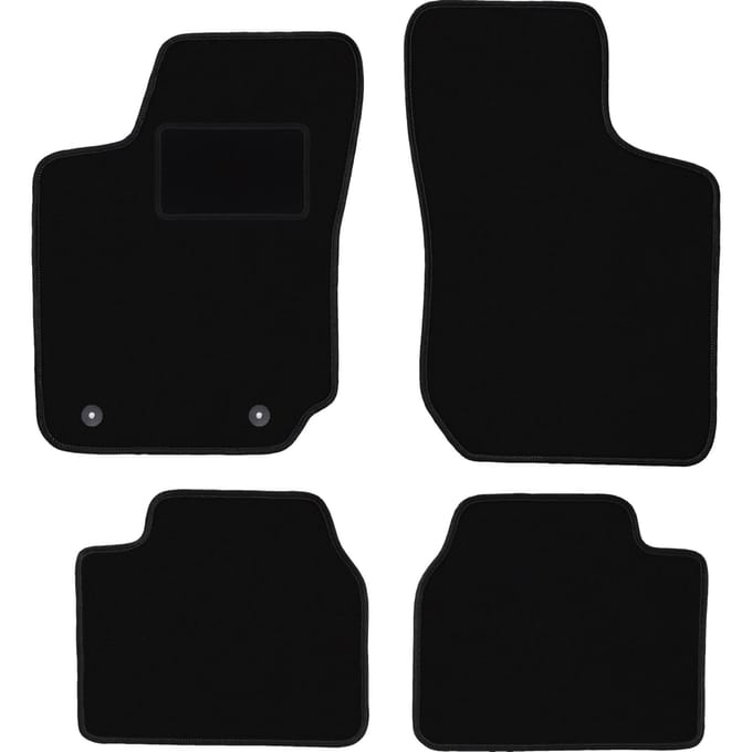 Zwarte veloursmatten voor: Opel Corsa B hatchback (1993-2001)