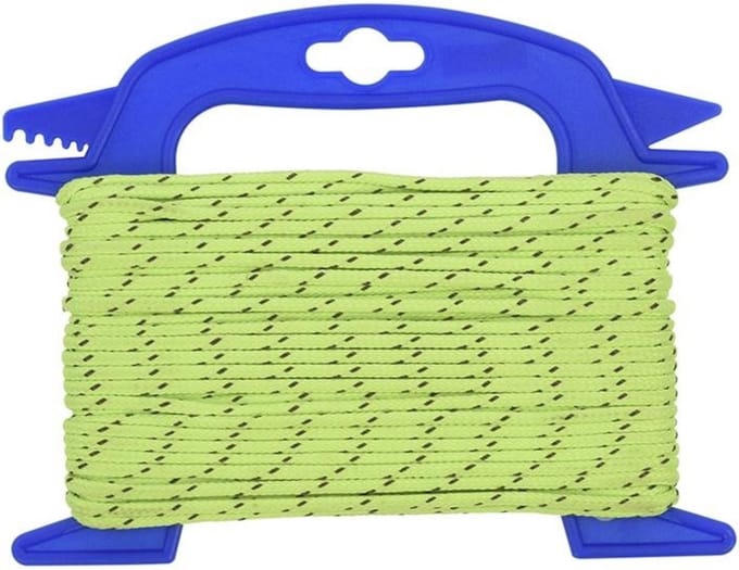 ProPlus Scheerlijn op Haspel - Ø 4 mm x 20 meter - Nylon - Glow in the Dark