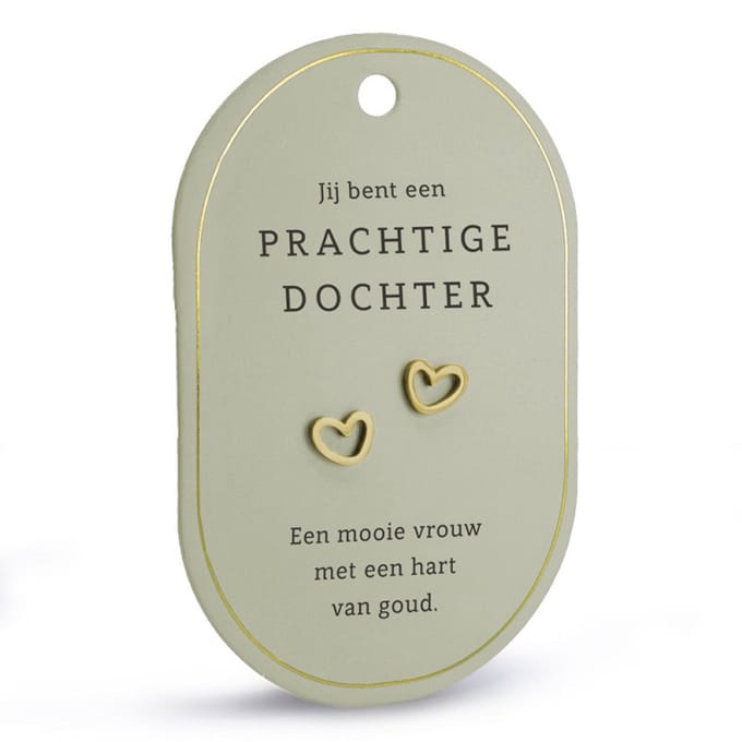 Oorbellen - Goud - Dochter - Miko