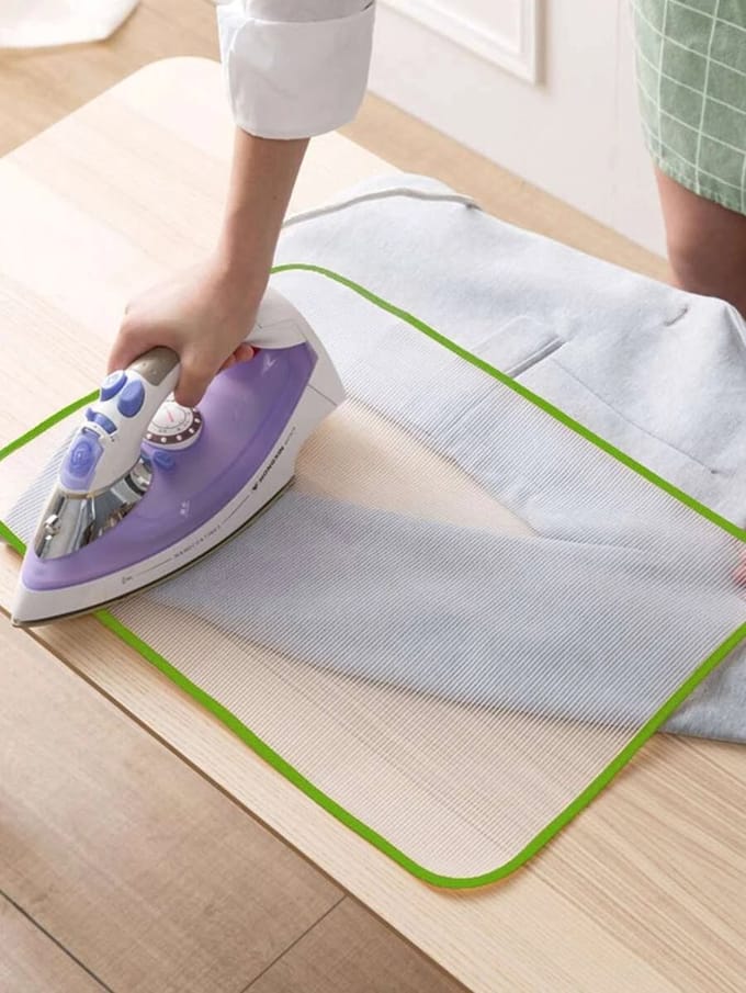 "Duo-pack SwissBex Strijkdoeken - Dubbele Strijkbescherming voor Strijkplank en Strijkgoed - 60 x 40 cm"