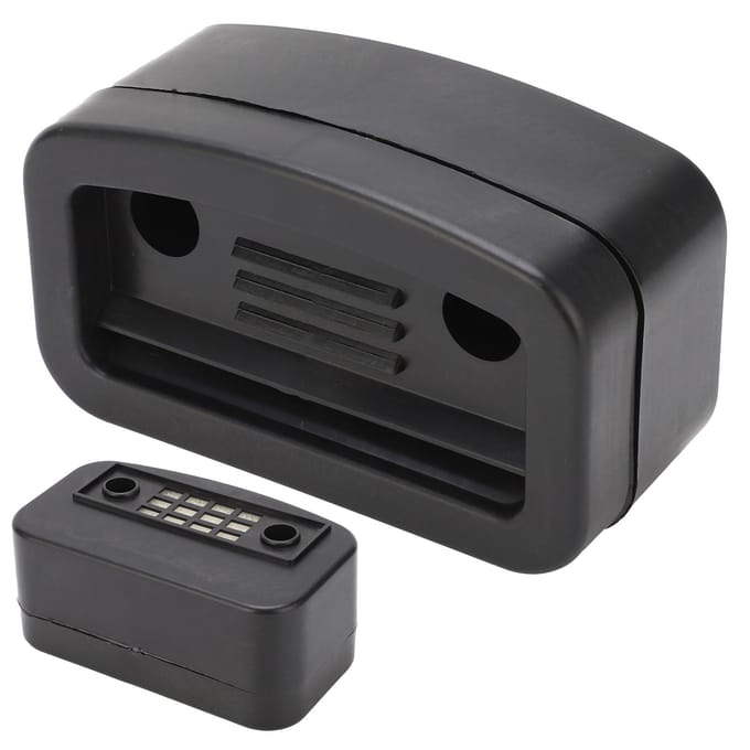 65mm Luchtcompressor Demper Geluid Ruis Demper Inlaat Pomp Inlaatfilter Plastic Behuizing Vierkant