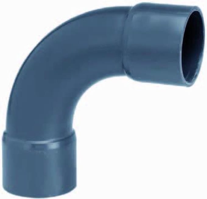 Bocht 90° lijm 90 mm