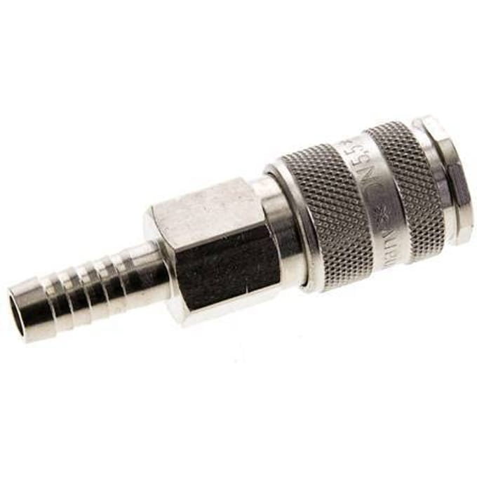 Vernikkeld Messing DN 5.5 (Orion) Luchtkoppeling Snelkoppeling 9 mm Slangpilaar