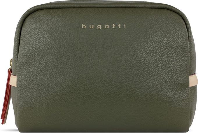 Bugatti Ella Cosmetisch Tasje 21 cm - 3 L - Ritssluiting - olive