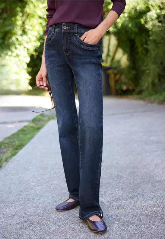 Bootcut-jeans met Mid Waist-taille in Slim Fit