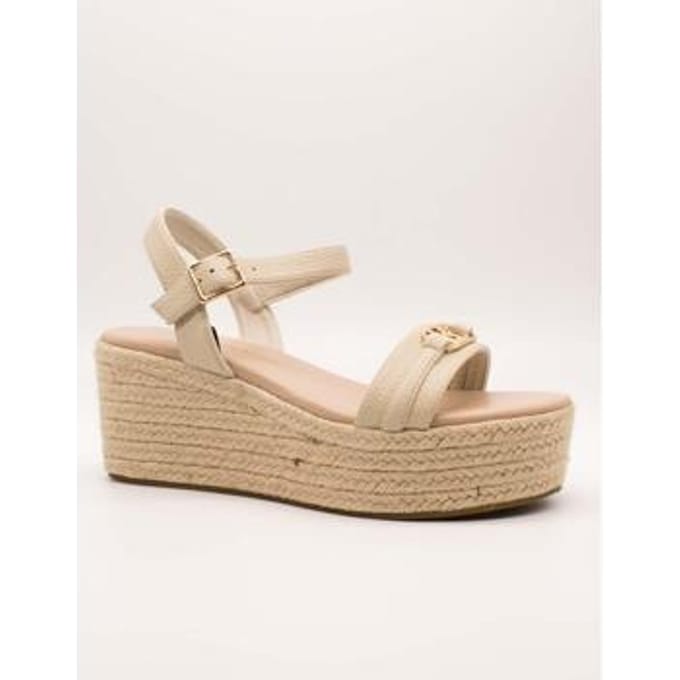Sandalen met sleehak Lola Casademunt LS2605044 Crudo