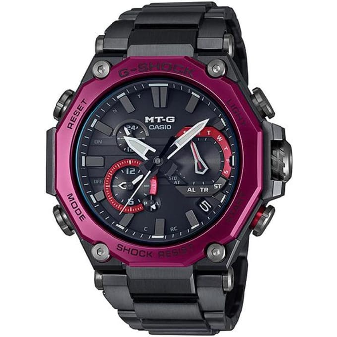 Casio Heren RVS 200M Waterbestendig Kwarts Horloge MTG-B2000BD-1A4 zwart