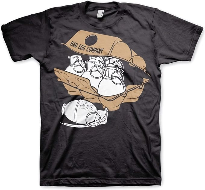 Hybris Bad Eggs Company T-shirt Zwart