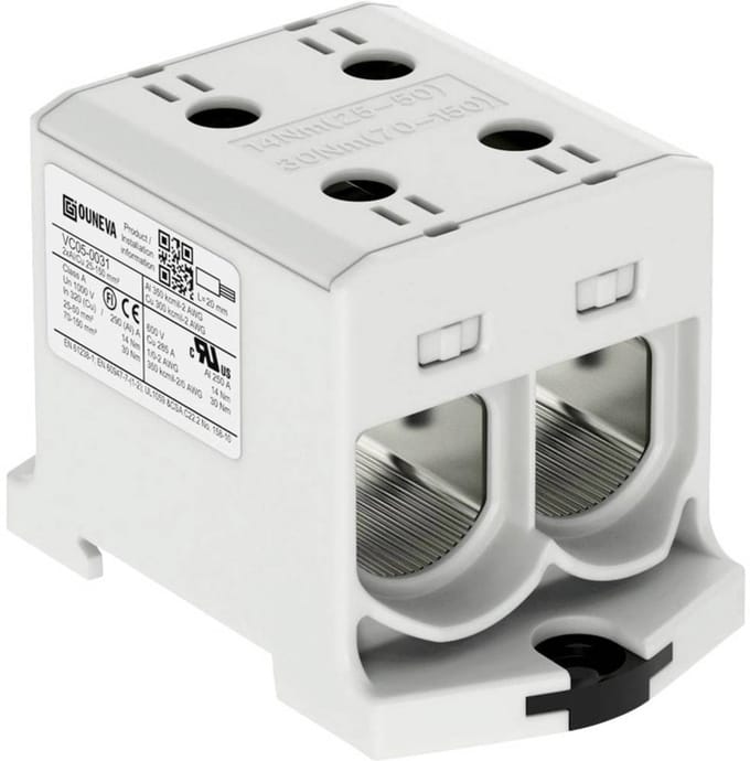 Ouneva Group VC05-0031 Verdeelblok Schroeven Grijs 1 stuk(s)