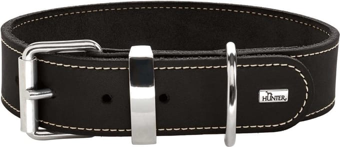 Hunter Halsband Aalborg Special Zwart - Hondenhalsband - 55 cm