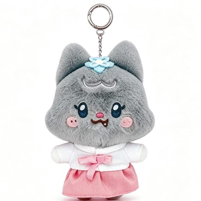 i-dle - Minini Hanbok Sleutelhanger [i-dle X 7-11 Officiële MD] SHUHUA gray