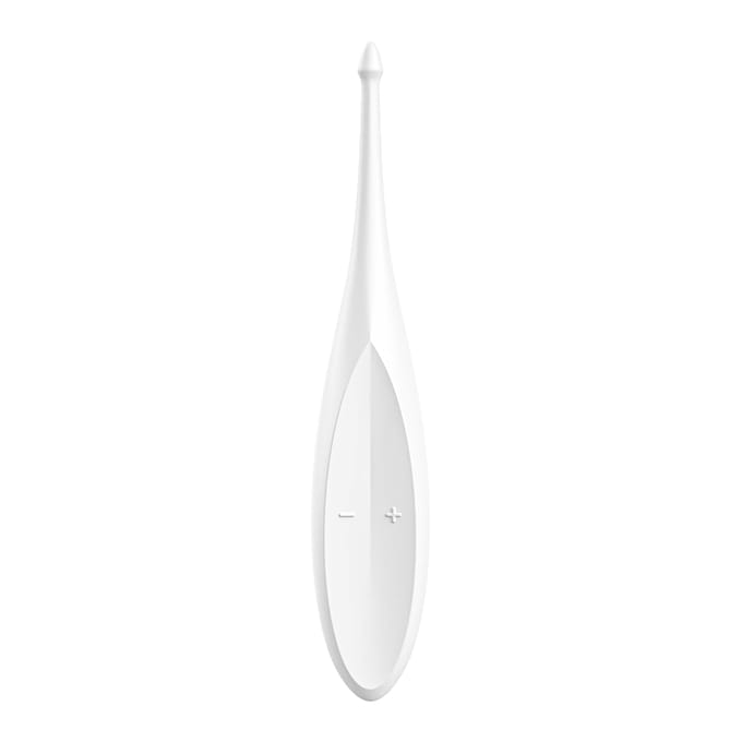 Satisfyer, oplegvibrator, tip vibrator, 'Twirling Fun', 17,5 cm, waterdicht, oplaadbaar, lichaamsvriendelijke siliconen
