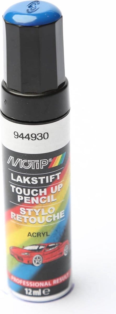 Motip 944930 - Auto lakstift - Blauw - 12 ml