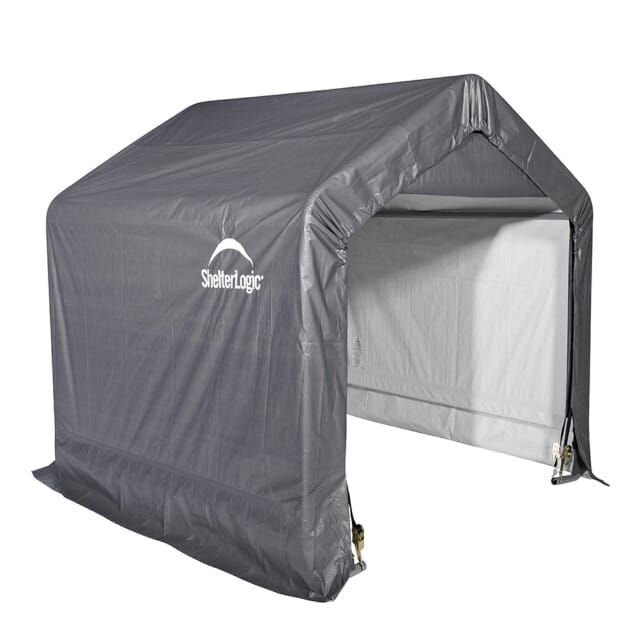 ShelterLogic® Gereedschapsschuur SL70395 - 180x180 cm - Grijs