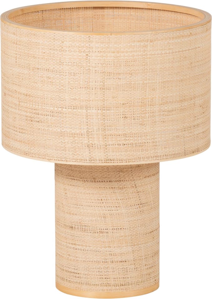 WOOOD Syro Tafellamp Ø 42 CM - Raffia - Naturel - 55x42x42