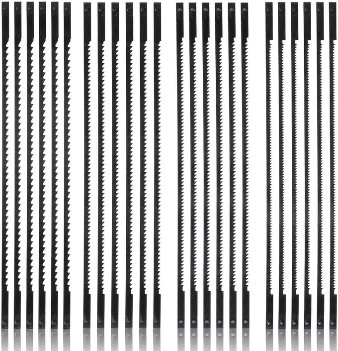 Solidchoice - 24 Stuks Decoupeerzaagbladen van Carbonstaal