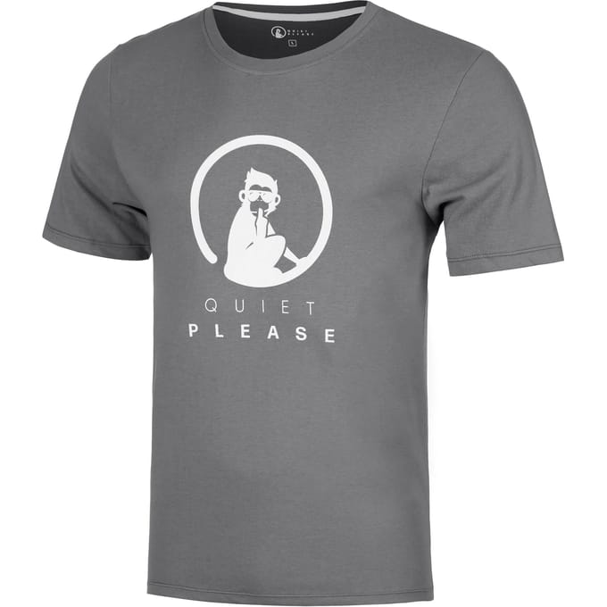 Quiet Please Trainings T-shirt Heren