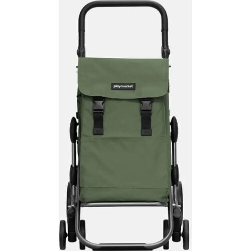 Playmarket Go Plus Boodschappentrolley - 2 Wiel - Boodschappenwagen - Groen
