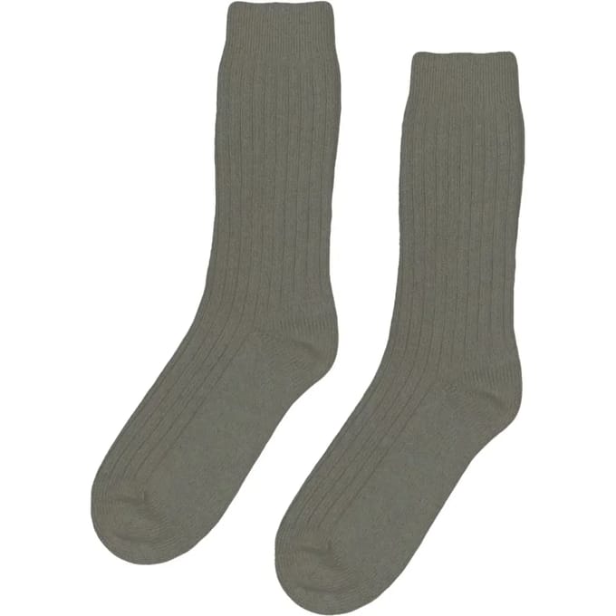 Wollen sokken Colorful Standard Merino Blend dusty olive