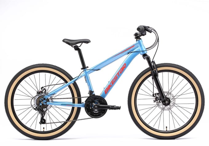 Bikestar MTB staal 21speed 24inch blauw