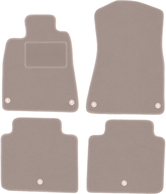 Beige veloursmatten voor: Lexus GS III sedan (2005-2012)