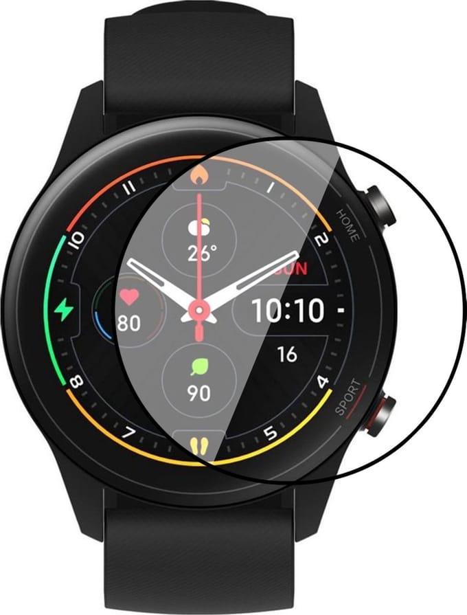 Screenprotector geschikt voor Xiaomi Mi Watch - Full Screen Cover Protector