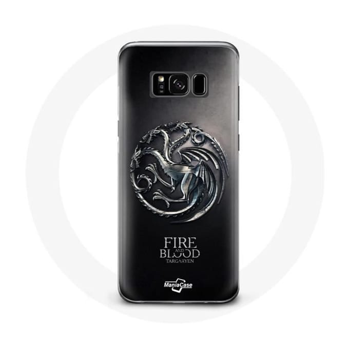 Coque - Game Of Thrones - Samsung Galaxy S8 - Targaryen - Rigide - Noir