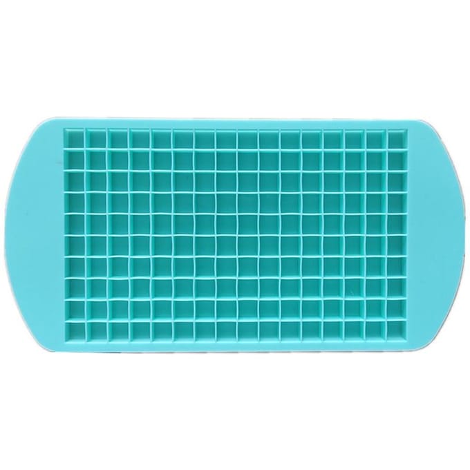 Moule à glaçons en silicone Moule à glaçons en silicone Pliable Bac à glaçons Mini Moule à glaçons carrés Moule à sucettes glacées vert