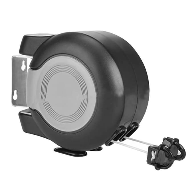 Dubbele Intrekbare Waslijn Binnen Buiten Waslijn Heavy Duty Intrekbaar Touwlijn voor gray