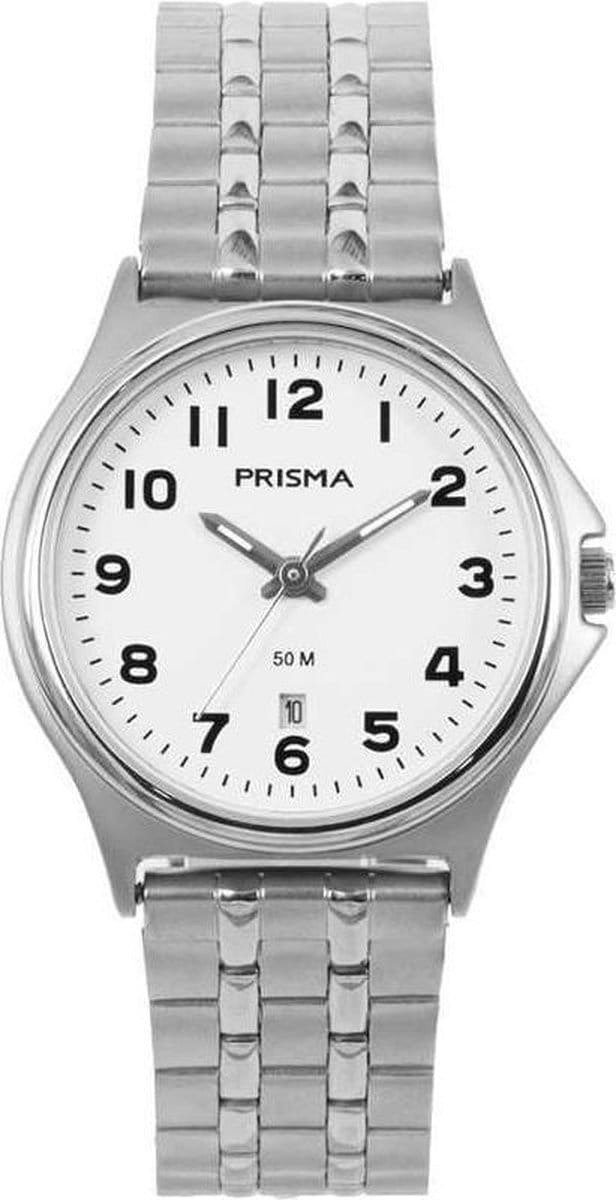 Prisma Dames Edelstaal 5 ATM horloge P.1690