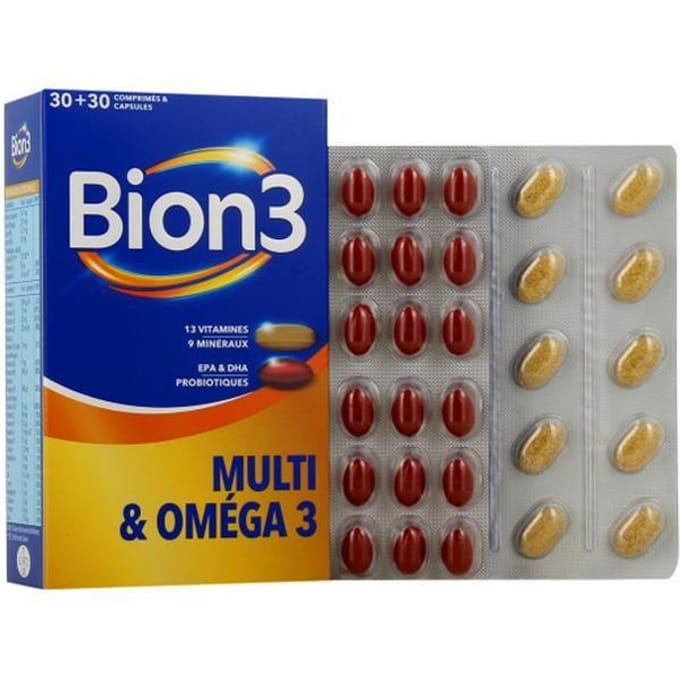 Bion 3 - Multi & Oméga 3 - 30 Comprimés et 30 Capsules