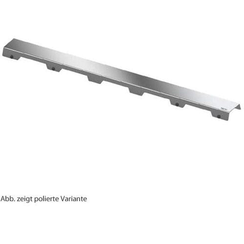 TECEdrainline design grate steel II for shower drain straight 120 cm brushed 601283