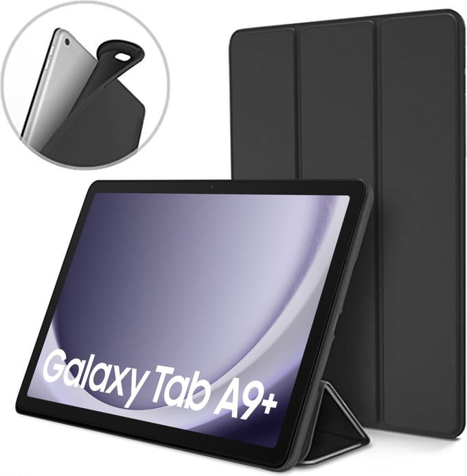Tablet Hoes geschikt voor Samsung Galaxy Tab A9 Plus / Tab A11 Plus – Extreme Shock Cover - Zwart