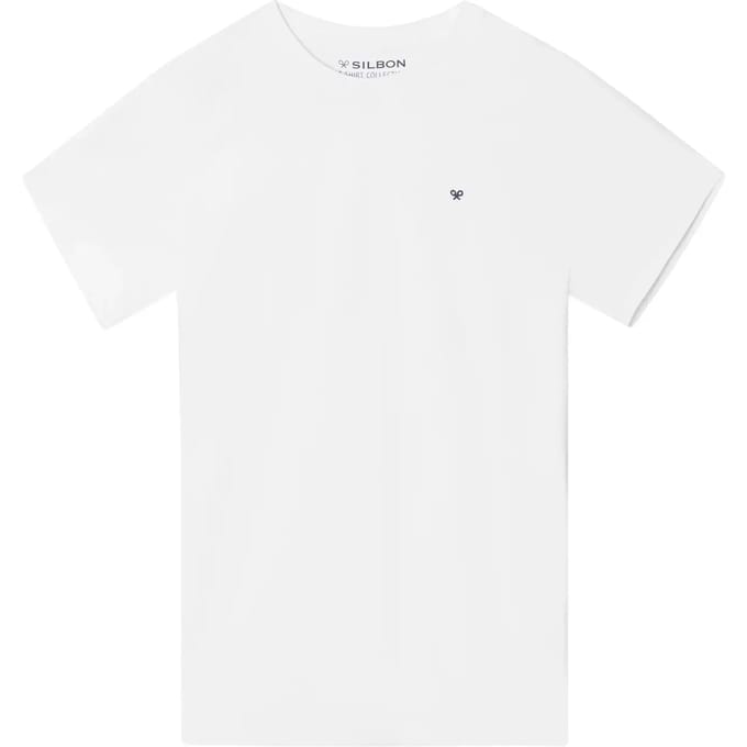 T-shirt met mini logo Silbon