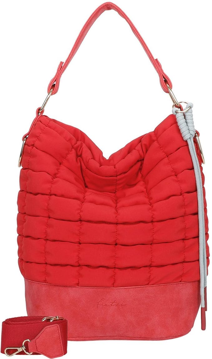 Fritzi aus Preußen Schoudertas Brigitte X Fritzi Olga Limited Bubble Hobo Bag Real Red Rood