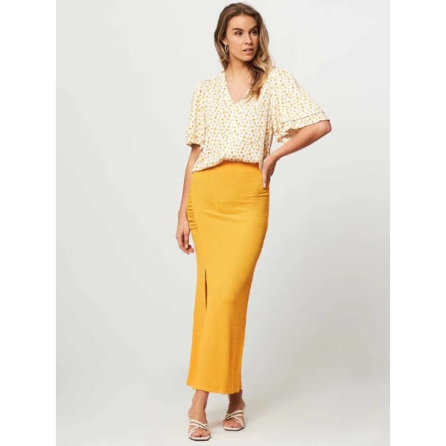 Another Label Ette skirt sunflower -