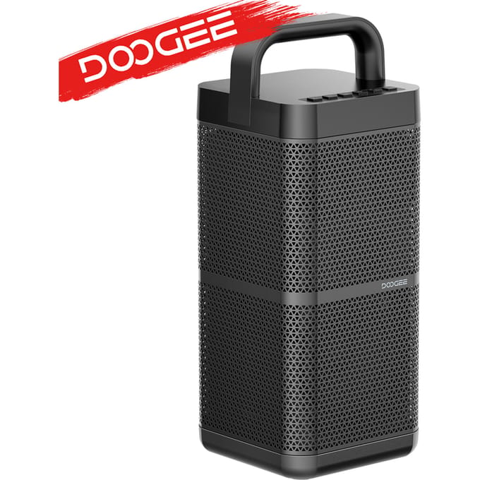 DOOGEE Tough Block Pro Draagbare Bluetooth Speaker Krachtige Bas 130W 2.1 Stereo Buiten Waterdicht IP66 Party Camping Speaker Krachtige Bas Draagbare Bluetooth Speaker met ingebouwde Powerbank