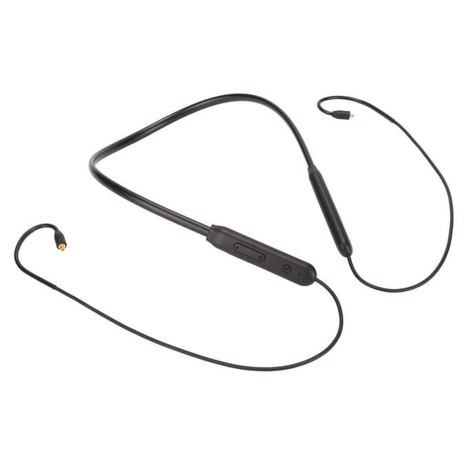 Bluetooth Draadloze MMCX Adapterkabel Lage Latentie Verbeterde BT MMCX Adapterkabel met Microfoon en black