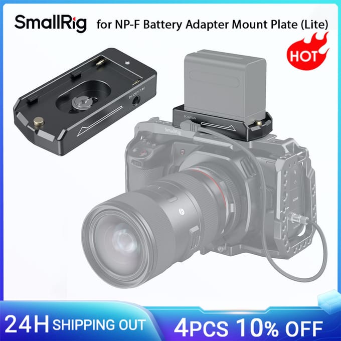 SmallRig 3018 Battery Adapter Plate Lite NP-F