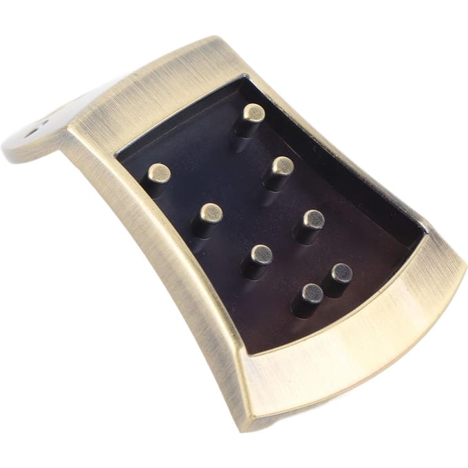 Cordier de Mandoline Alliage de Zinc Coulée Intégrée Sans Bruit 8 Cordes Cordier de Mandoline Traditionnelle beige