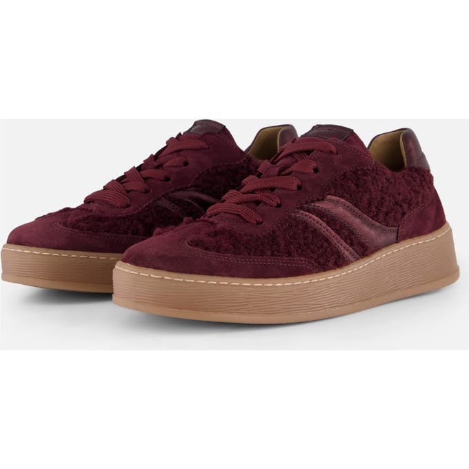 Gabor Sneakers Bordeauxrood Suède - Maat 4,5