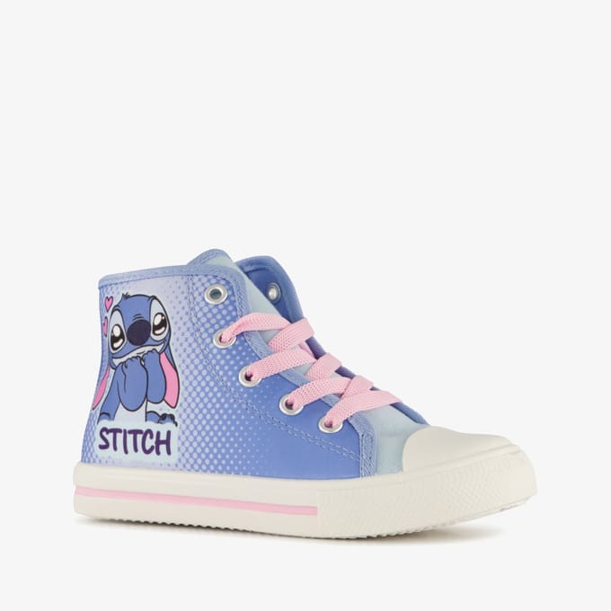 Lilo & Stitch hoge meisjes sneakers blauw - Maat 29 - Uitneembare zool
