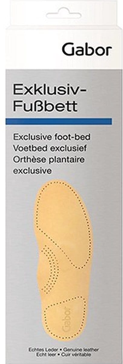 Gabor Exclusief voetbed - Lederen gevormd voetbed voor extra ondersteuning en comfort - 40
