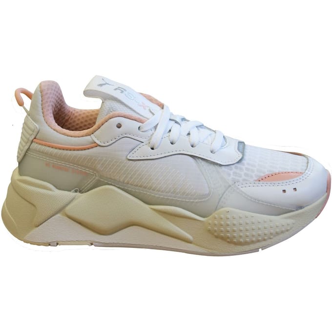 Puma RS-X Tech Lace Up Heren Chunky Trainers Wit 369329 04