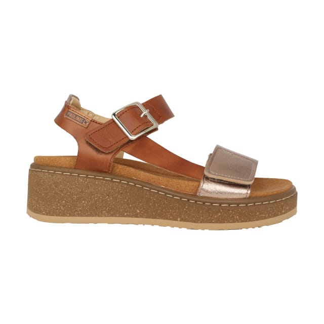 Pikolinos Alzira dames sandaal - Cognac - Maat 37