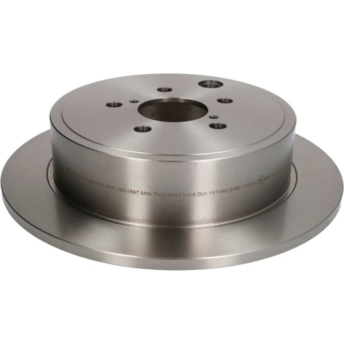 Remschijf BOSCH 0 986 479 A10 achter, volledig, 1 Stuk