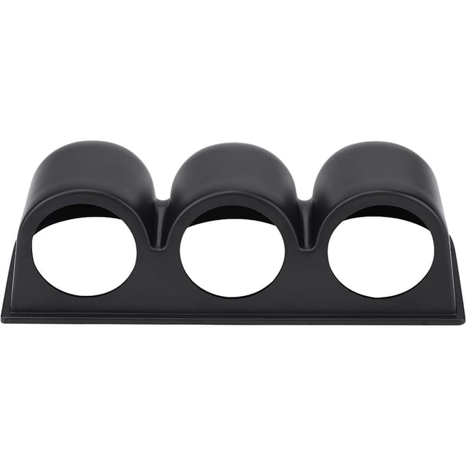 Zwart Universeel 52mm 2 3 Gats Triple Dashboard Meter Pod Mount Houder zwart