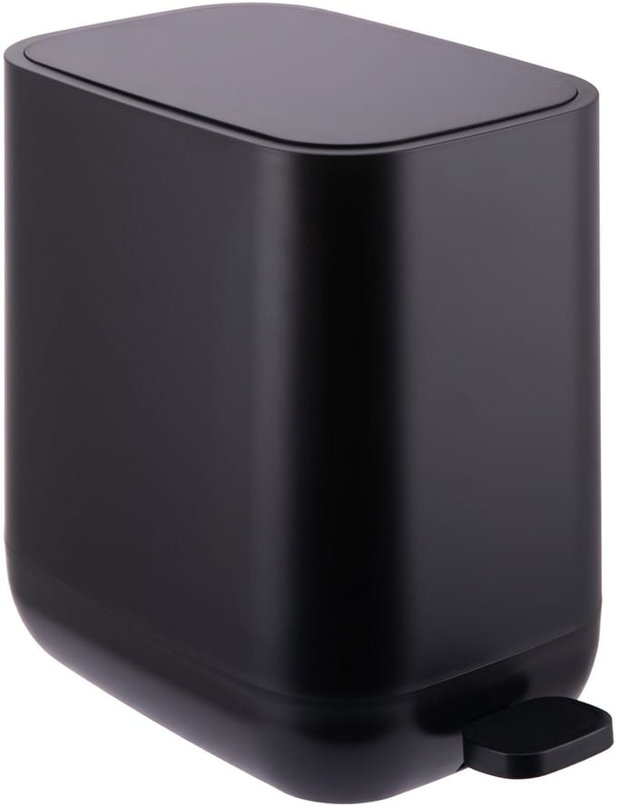 Pedaalemmer - 7 liter - softclose - badkamer - zwart