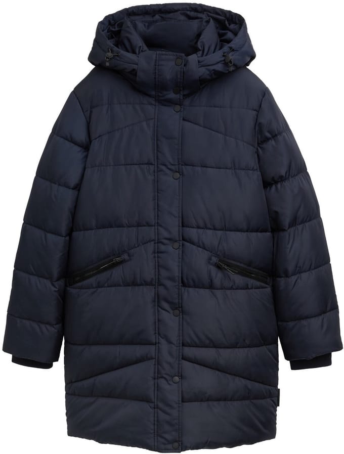 Tom Tailor Denim - Pufferjas met afneembare capuchon - Maat XS - Sky Captain Blue