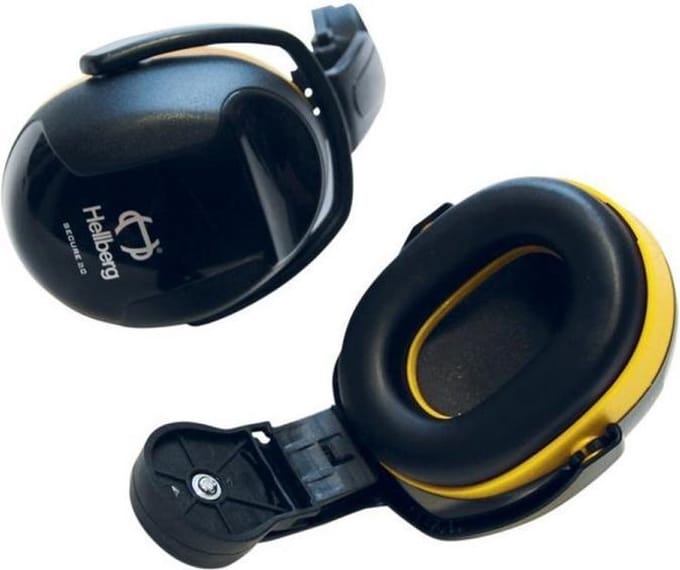 Hellberg Safety SECURE 2 oorkappen voor bevestiging helm